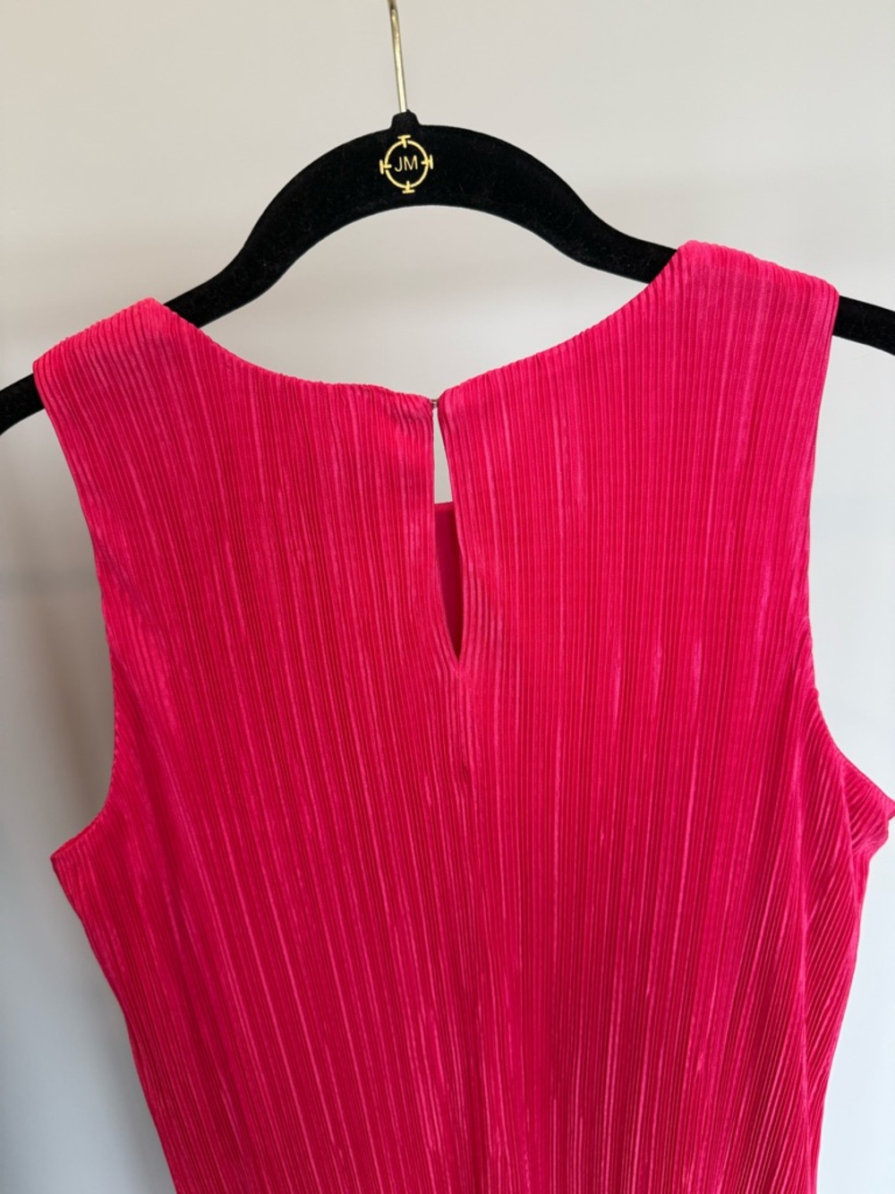 NWT Anne Klein Hot Pink Shift Midi Dress XS - Picture 8 of 9